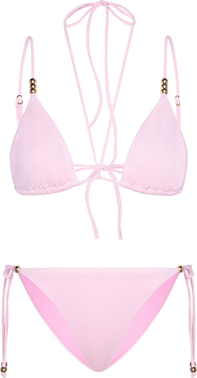 Bonesta Swimwear Canna Gri Üçgen Bikini Takımı