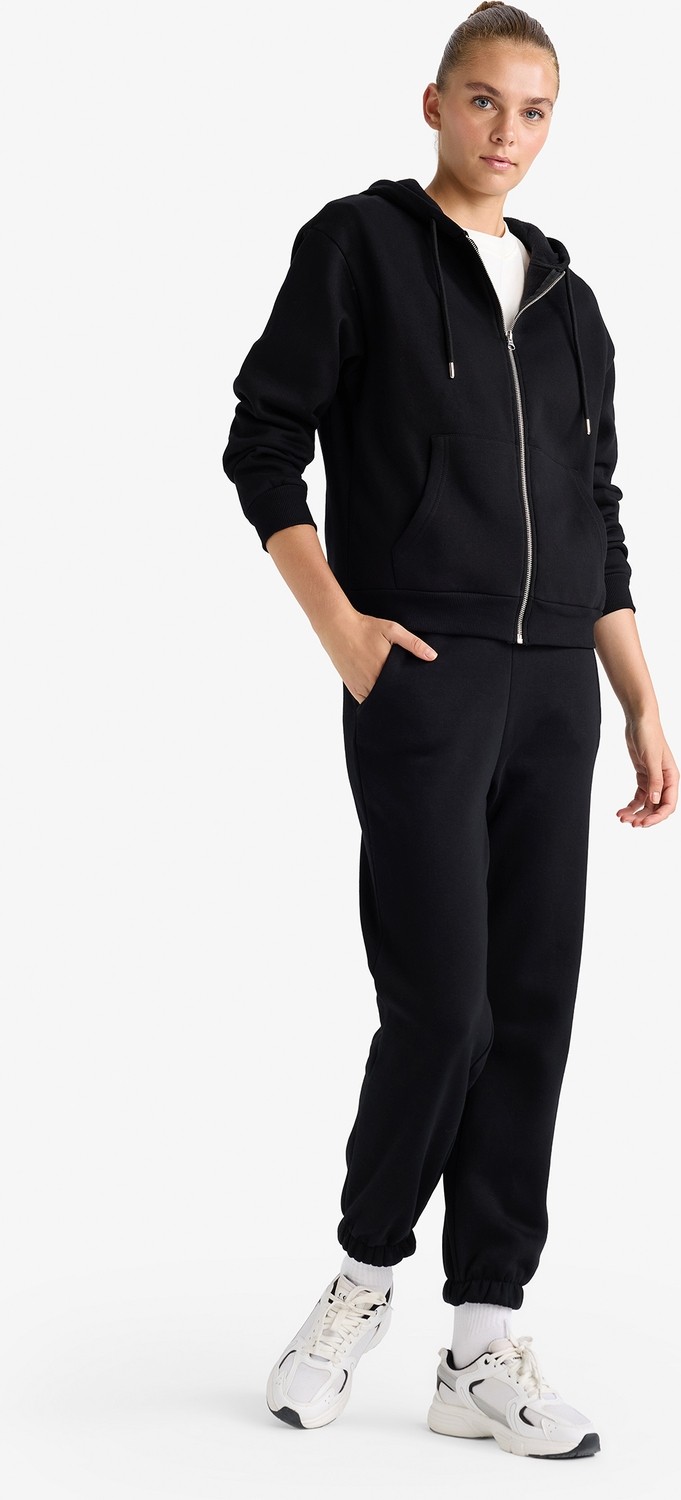 DeFacto Jogger Fit Elastik Bağlamalı Bel Basic Pamuklu Eşofman Altı F9622AX25AU görsel 3