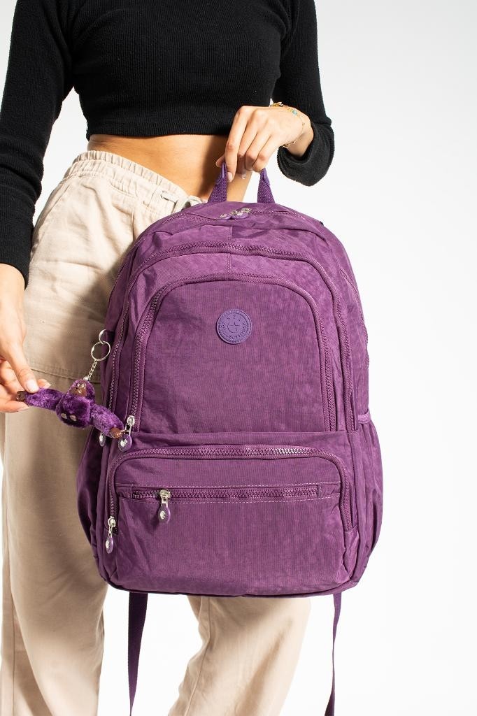 Baginn 571 Collection Klinkır Kadın Sırt Çantası Çok Cepli Hafif Kumaş 43*30 Cm Yağmur Geçirmez