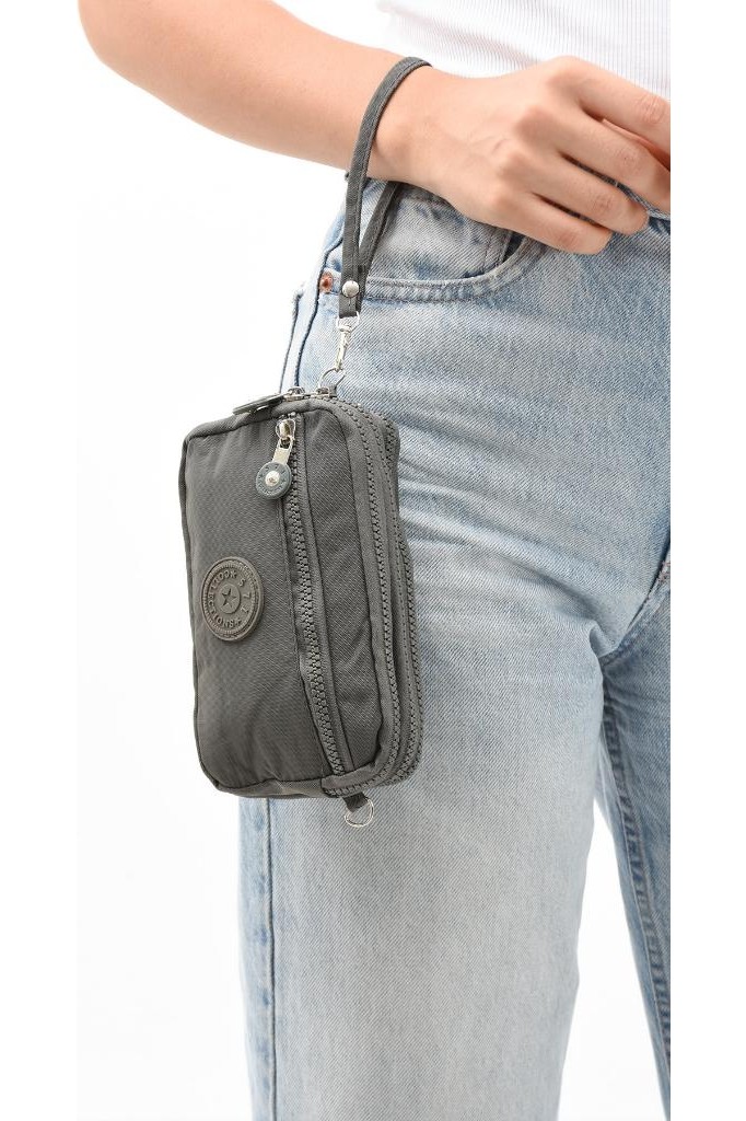 Baginn Klinkır Kumaş Mini Çapraz Askılı Kadın Cep Telefonu Çantası El Çantası Cüzdan 10*18 cm Su Itici görsel 3