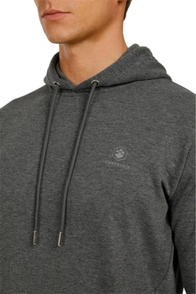 Lumberjack 5W MB SN73 Hoodıe Antrasıt Erkek Sweatshırt görsel 2