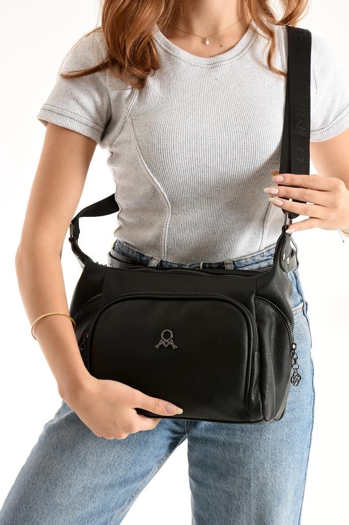 Baginn Kadın Postacı Çanta Çapraz Askılı Suni Deri Omuz Çantası 32*22 cm Mega Günlük Omuz Çantası
