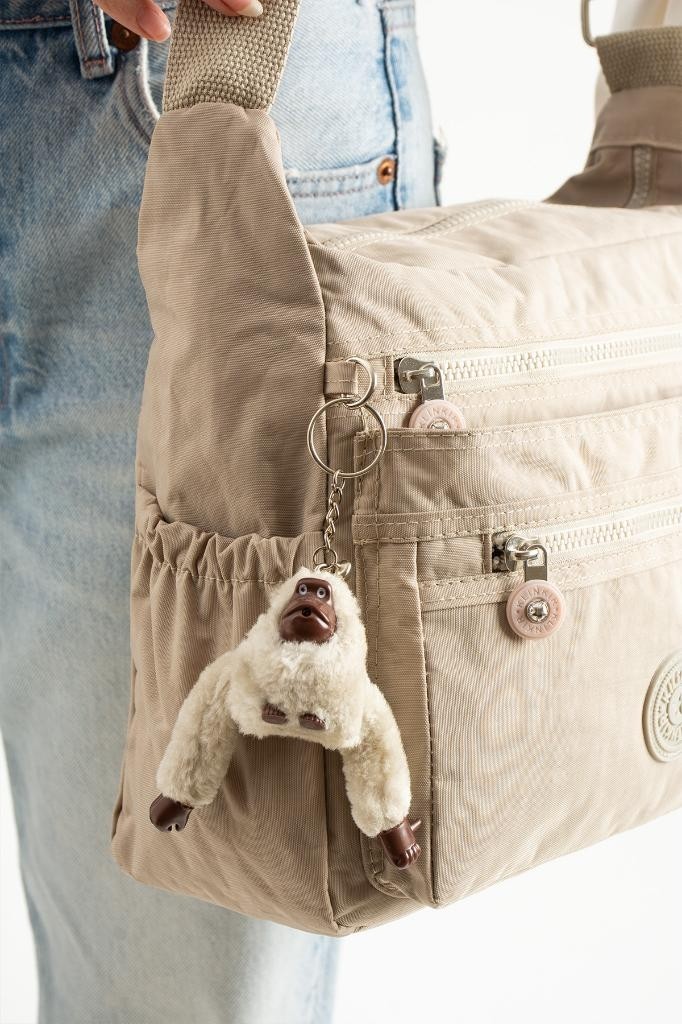 Baginn Kadın Postacı Çanta Hafif Klinkır Kumaş Çok Cepli Çapraz Askılı Omuz Çantası 30*25 cm Günlük Çanta görsel 2