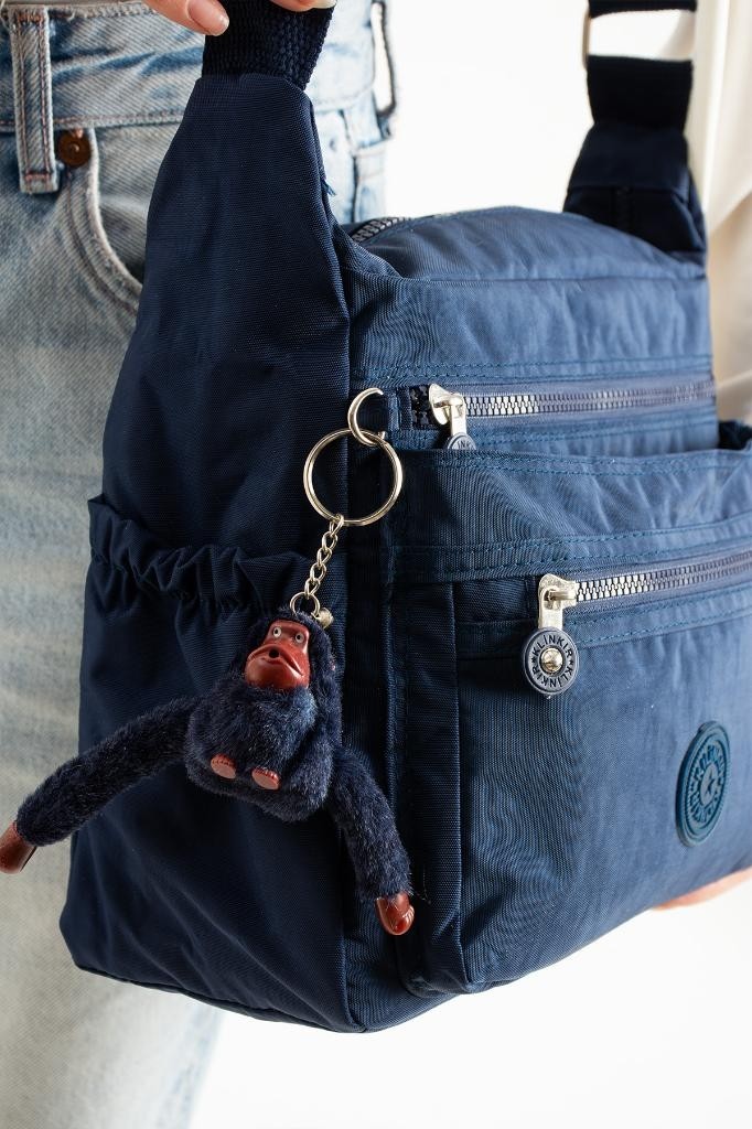 Baginn Kadın Postacı Çanta Hafif Klinkır Kumaş Çok Cepli Çapraz Askılı Omuz Çantası 30*25 cm Günlük Çanta görsel 6