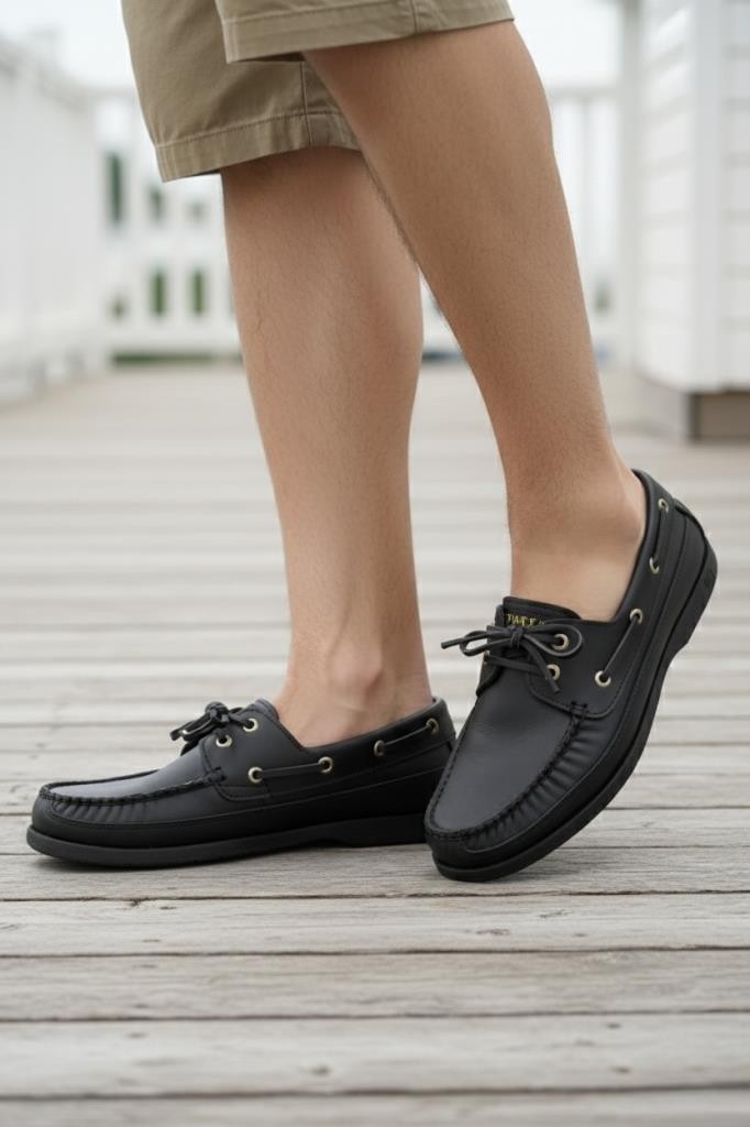 Coşkun Ayakkabı Unisex Hakiki Deri Günlük Loafer Navigator Ayakkabı görsel 3