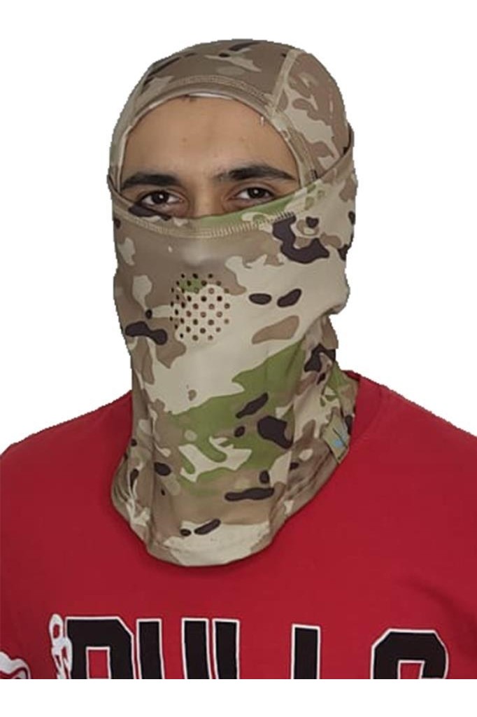 Single Sword Polarlı Kar Maskesi Kadın&Erkek Balaklava - Renk: MULTİCAM görsel 4