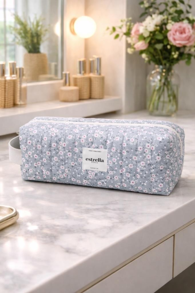 Estrella Paris Rozy Dy-Son Airwrap ve Tüm Saç Şekillendiriciler Için Xl Boy Çanta Seyahat Çantası Gri Çizgi