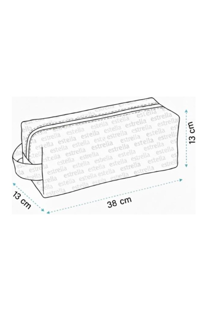 Estrella Paris Rozy Dy-Son Airwrap ve Tüm Saç Şekillendiriciler Için Xl Boy Çanta Seyahat Çantası Gri Çizgi görsel 4
