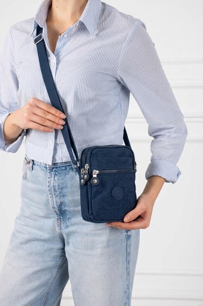 Baginn Klinkır Telefon Çantası Mini Postacı Çanta 22*12 cm Çapraz Askılı Omuz Çantası Günlük Hafif Çanta görsel 6