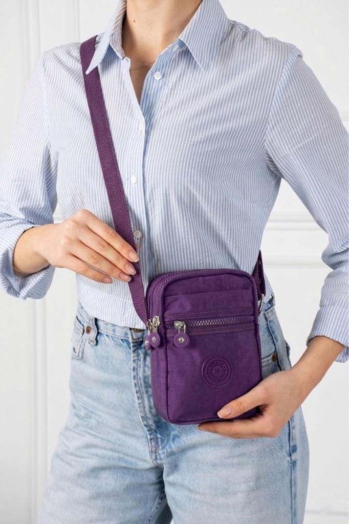 Baginn Klinkır Telefon Çantası Mini Postacı Çanta 22*12 cm Çapraz Askılı Omuz Çantası Günlük Hafif Çanta