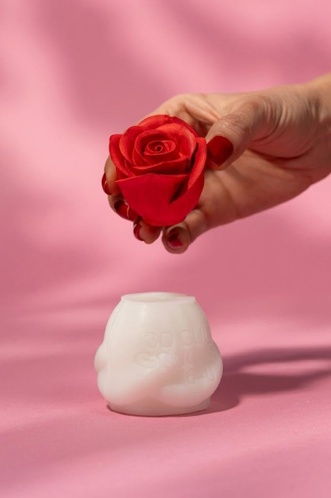 OEM 3D Gül Goncası Silikon Mum Kalıbı