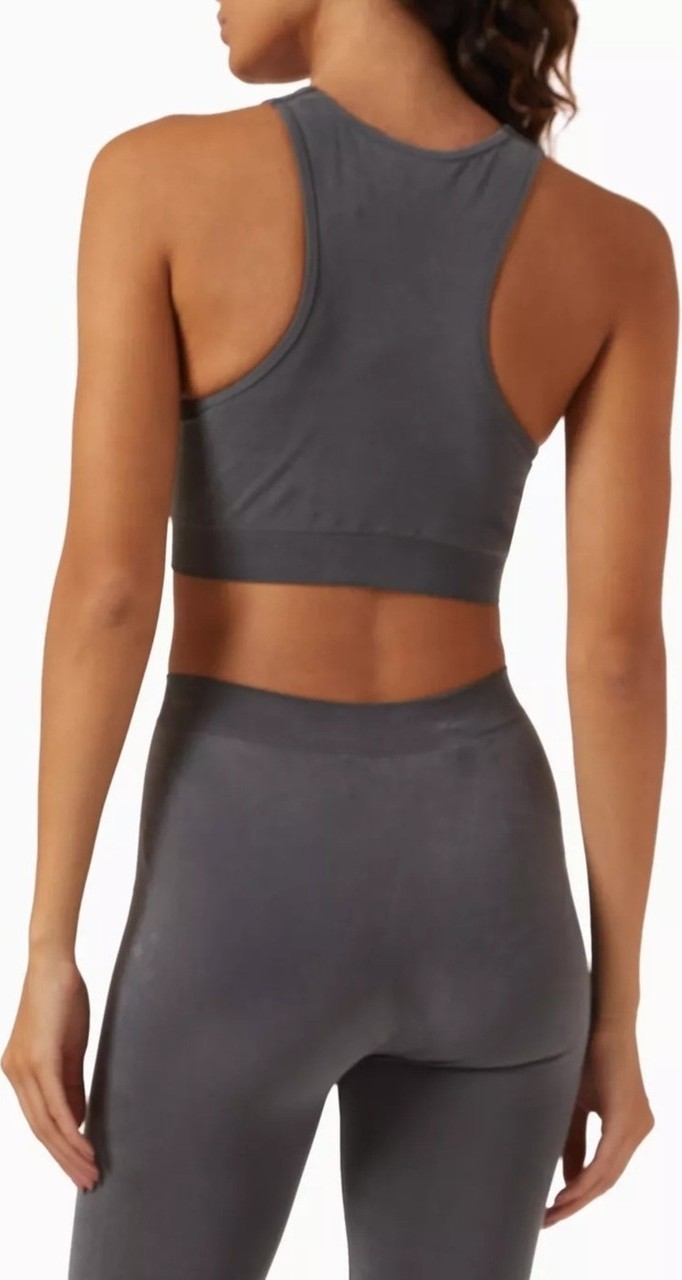 Cropped Cupro Kısa Top, Dikişsiz, Esnek ve Etik Üretimle Şekillendirici Tasarım görsel 3