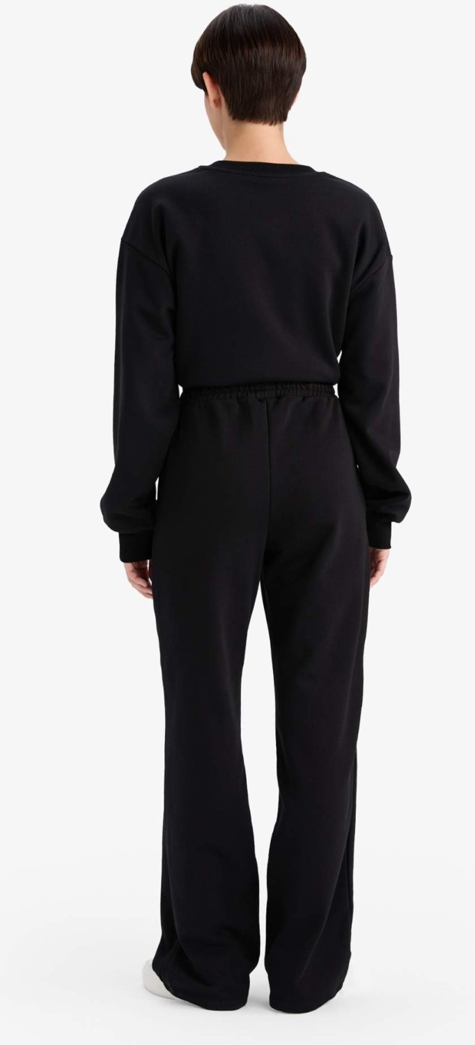 DeFacto Straight Fit Basic Cepli Yüksek Bel Eşofman Altı B8571AX25AU görsel 6