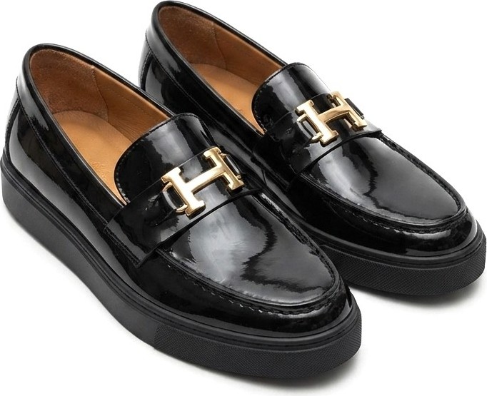 Zerenyus ZRK-X027 Premium Siyah Süet H Tokalı Bağcıksız Erkek Loafer görsel 8