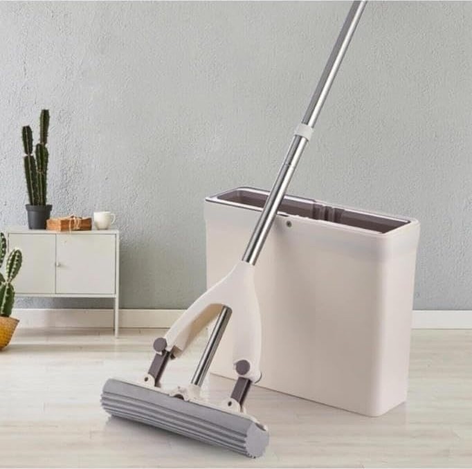 OEM Sıkma Kovalı Süngerli Kelebek Mop+1 Yedek Sünger Başlık Ultra Arındırıcı Yeni Nesil Temizlik Seti görsel 5