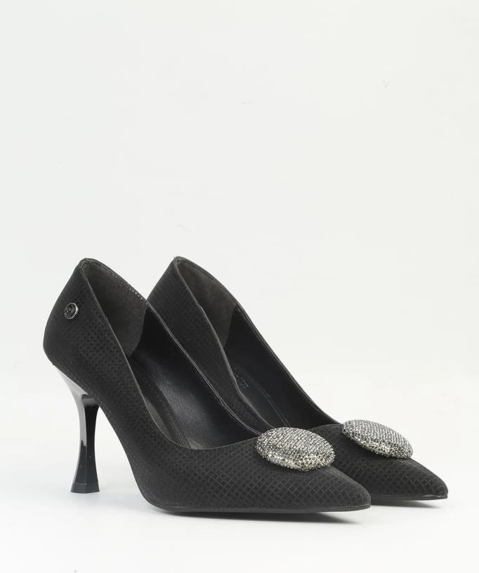 Pierre Cardin 54031 Kadın Abiye Taşlı Stiletto Ayakkabı görsel 6