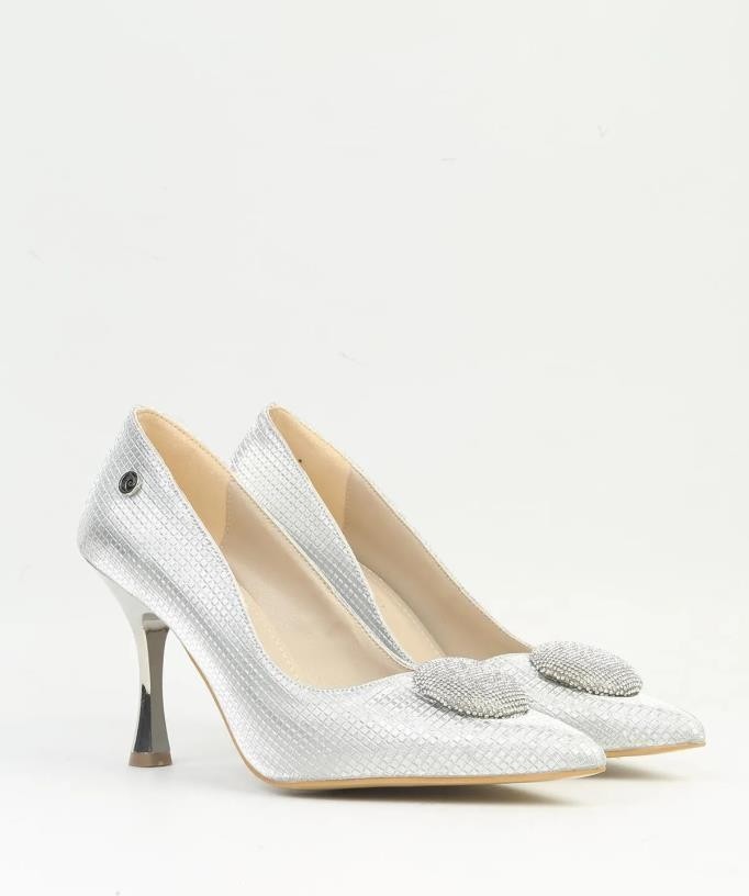 Pierre Cardin 54031 Kadın Abiye Taşlı Stiletto Ayakkabı görsel 2