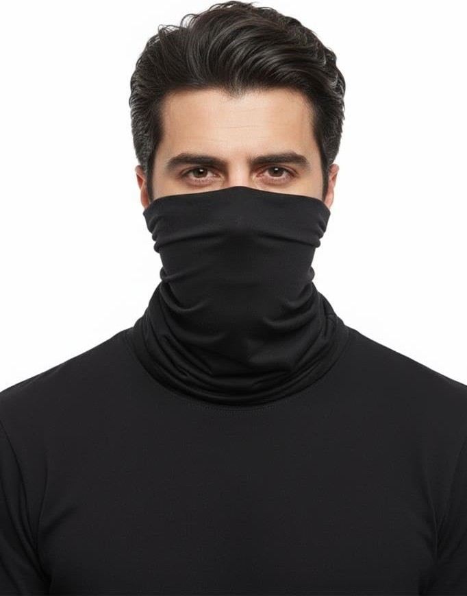 1001 Tactical Buff, 17 Farklı Şekilde Kullanılabilen Askeri Bandana, Siyah