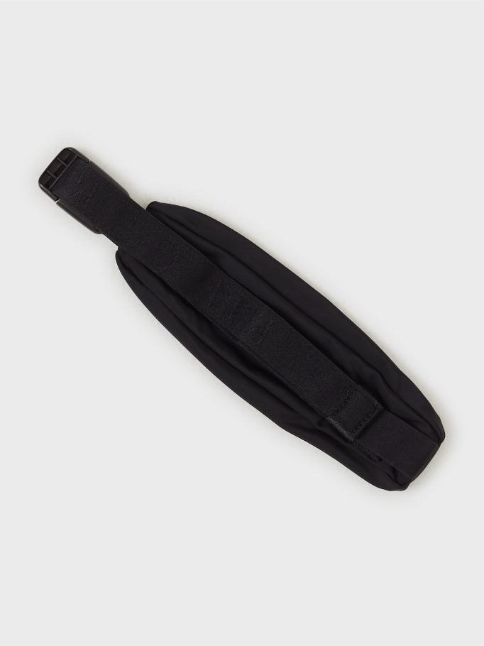 Nike Running Slim Waistpack Reflector Unisex Ince Esnek Siyah Spor Bel Çantası görsel 2