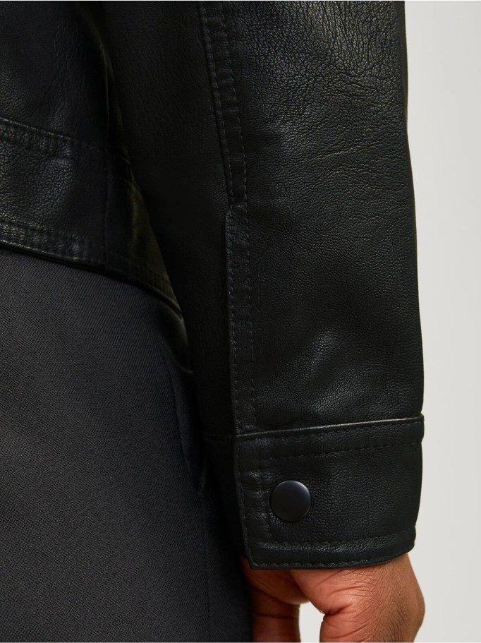 Jack & Jones Jack&jones 12182461 Jjewarner Jacket Noos Black Erkek Ceket görsel 5