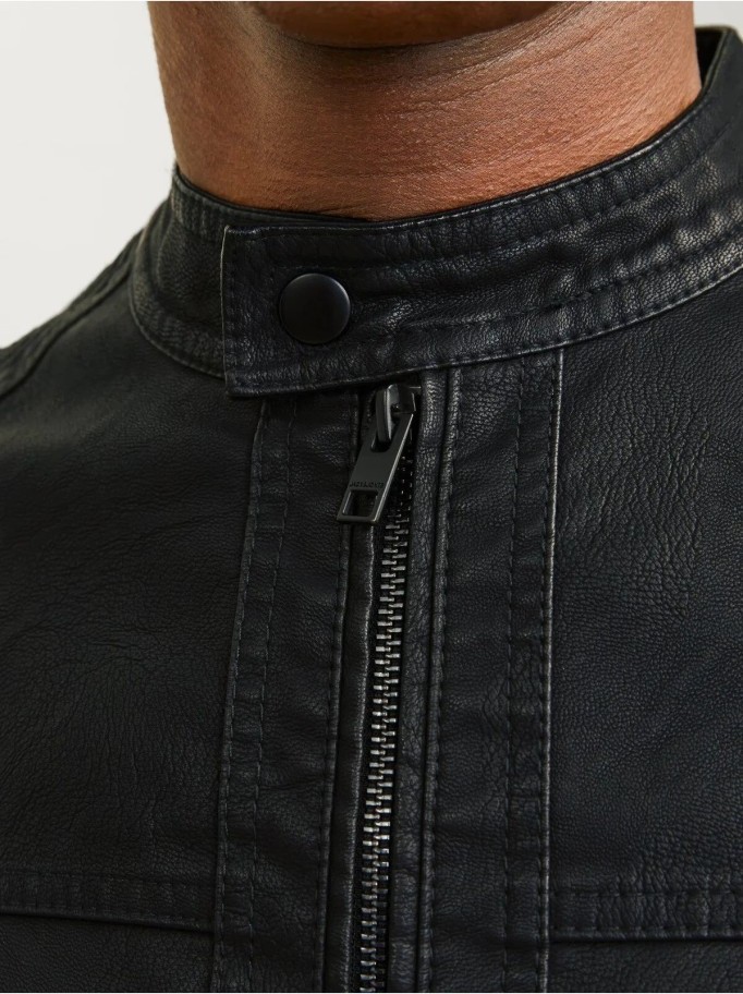Jack & Jones Jack&jones 12182461 Jjewarner Jacket Noos Black Erkek Ceket görsel 4