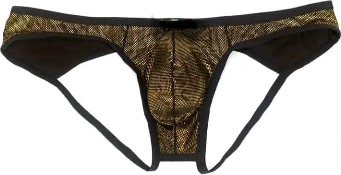 bebekokusu Erkek Gold Metalik Jockstrap Iç Giyim