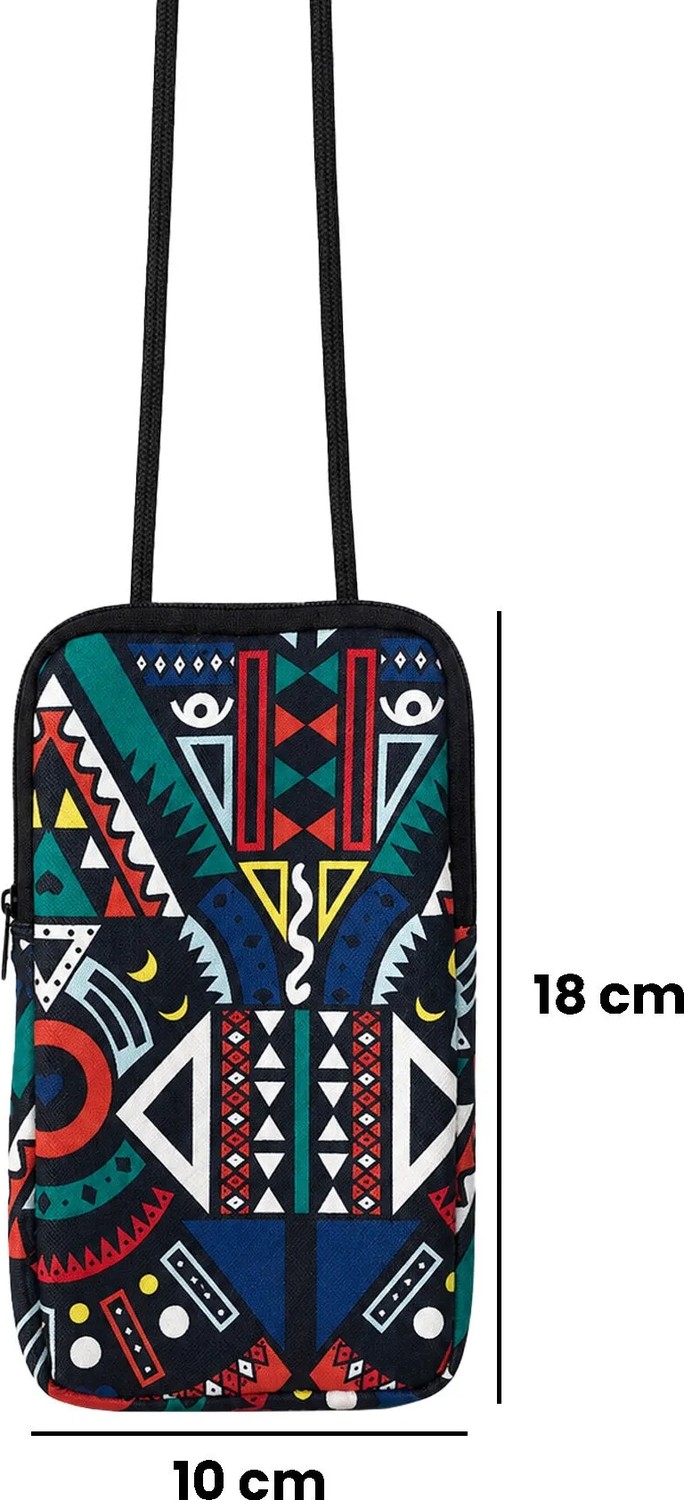Wallery Bags Desenli Askılı Telefon Çantası, Cüzdan & Boyun Çantası görsel 3