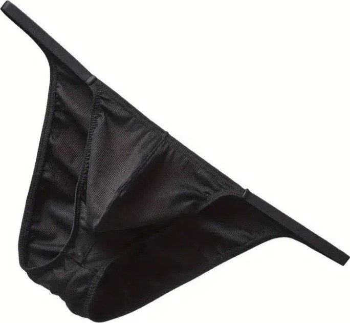 Uravas Store Erkek Siyah Büzgülü Slip Iç Giyim görsel 3