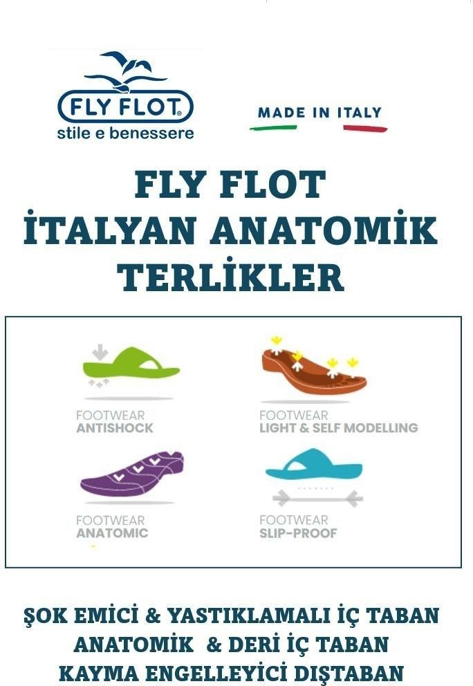 Fly Flot Cloth Önü Kapalı Erkek Terlik P7-118 görsel 7
