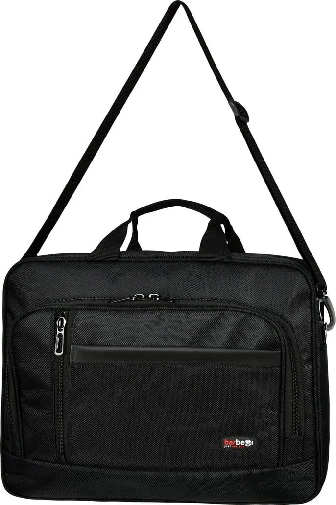 Galb Leather Unisex Siyah 16.5 Inc Laptop & Evrak Cantasi görsel 5