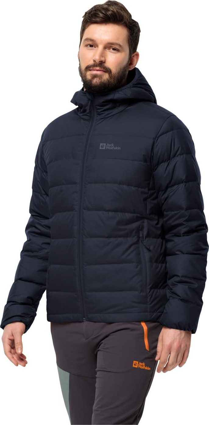 Aesco Jack Wolfskin Ather Down Hoody M Rds Erkek Outdoor Ceketi Aurora Blue Xl görsel 2