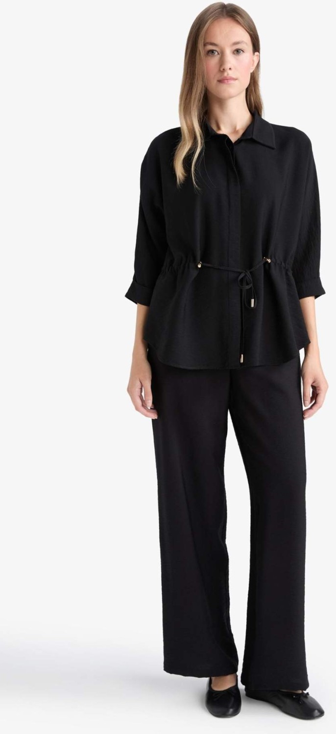 DeFacto Straight Fit Geniş Paça Pantolon F3420AX25AU