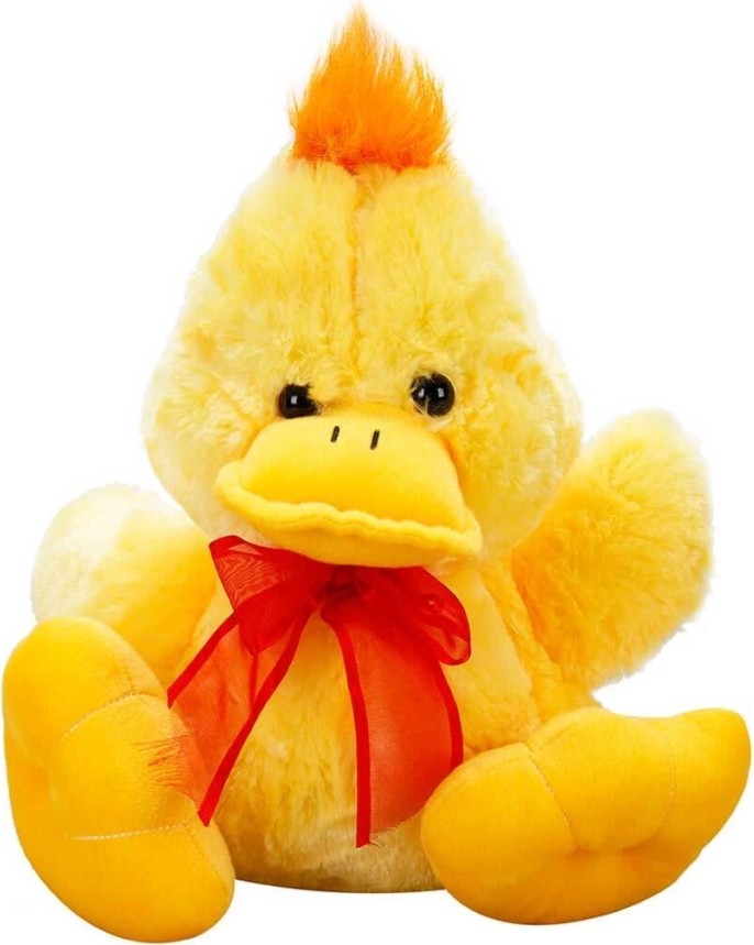 Akıllı Bayi Kurdeleli Ördek Peluş 30 cm