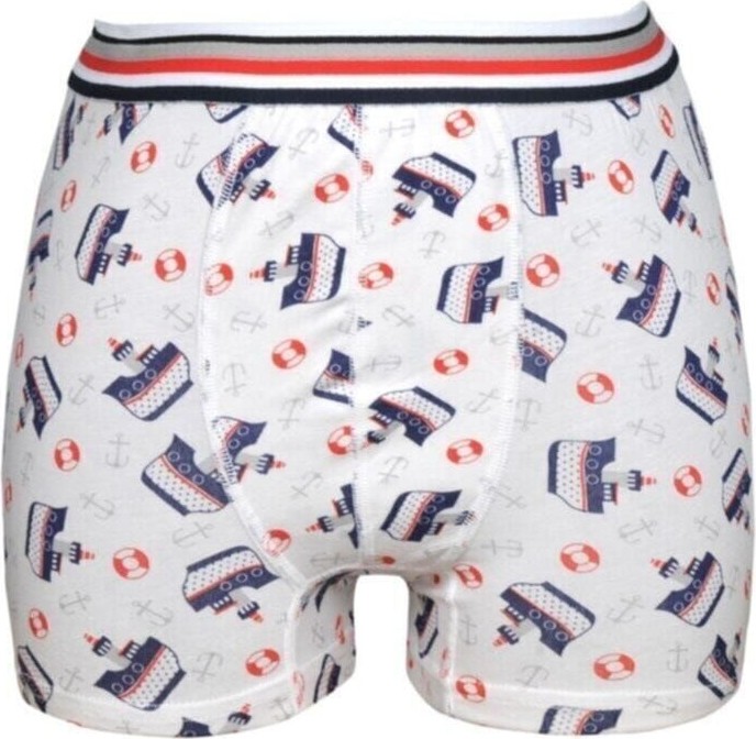 Momslab Erkek Çocuk Kahverengi Pamuklu Likralı 5'li Paket Boxer görsel 4