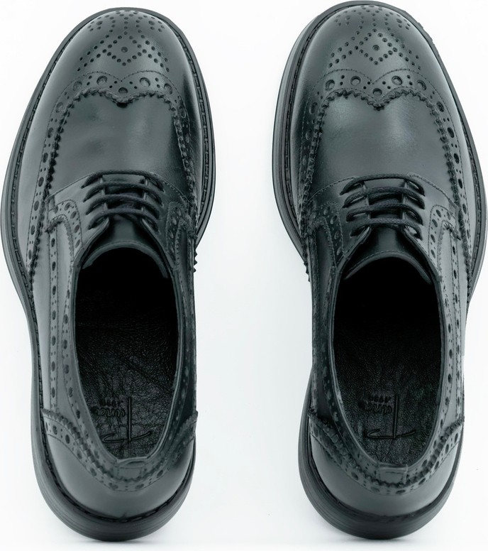Tuna Hakiki Deri Oxford Model Erkek Ayakkabı - E3001 görsel 4