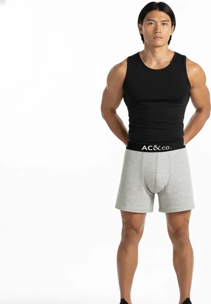 Altınyıldız Classics Erkek Premium Pamuklu Siyah-antrasit Esnek 3'lü Boxer Paketi (Damat Bohçası) Çeyiz Seti görsel 7