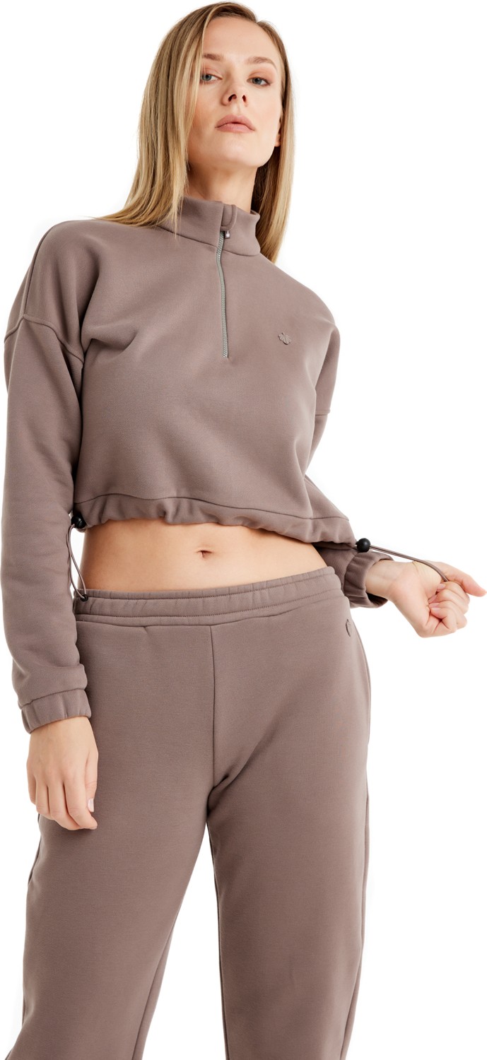 Blackspade Kadın Sweatshirt 60462 - Vizon