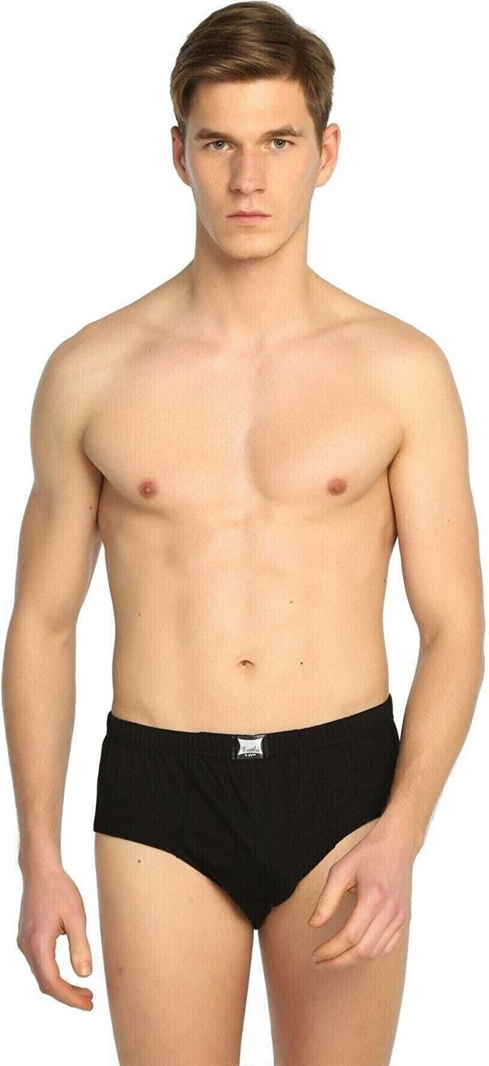 Tutku Erkek %100 Pamuk Klasik Külot Siyah 6'lı Ekonomik Paket - TER0109