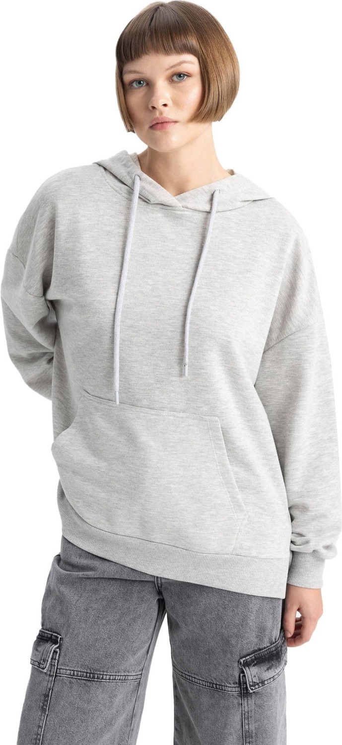 1001 Oversize Geniş Kalıp Kapüşonlu Sweatshirt