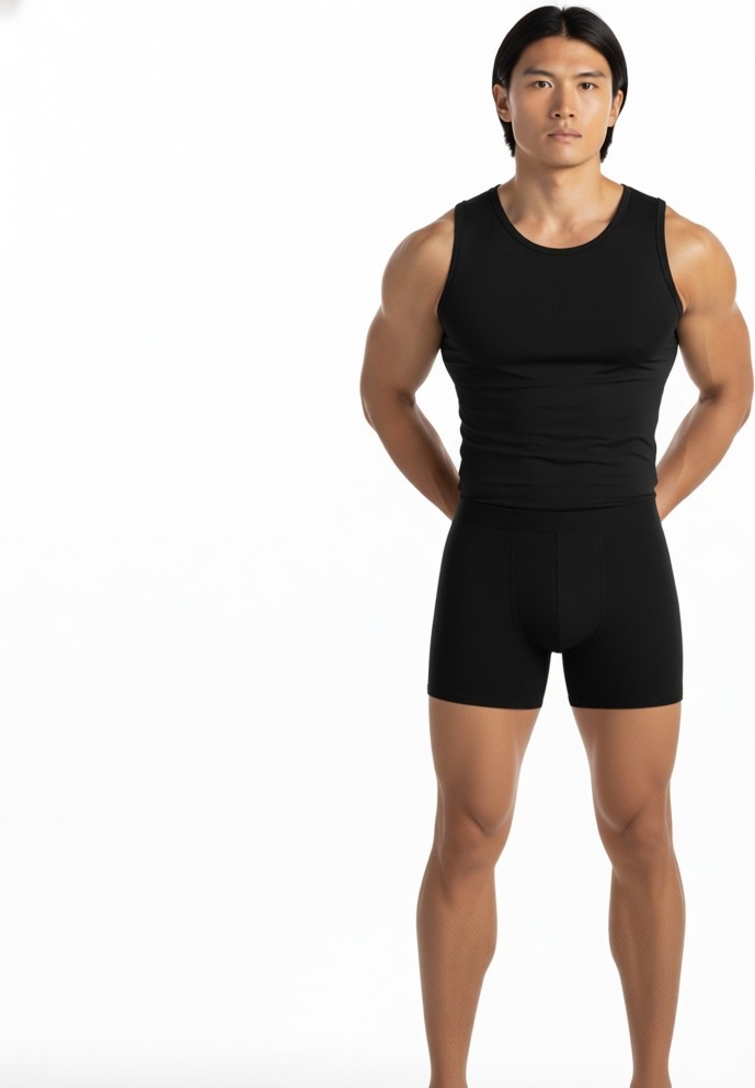 Penti Erkek Pamuklu Basic Black 5li Boxer görsel 4