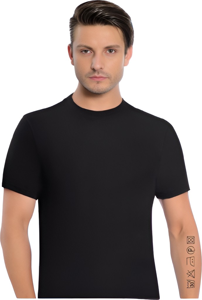 İki Yıldız Erkek Modal Sıfır Yaka Kısa Kol T-Shirt 3'lü Paket 3042 görsel 2