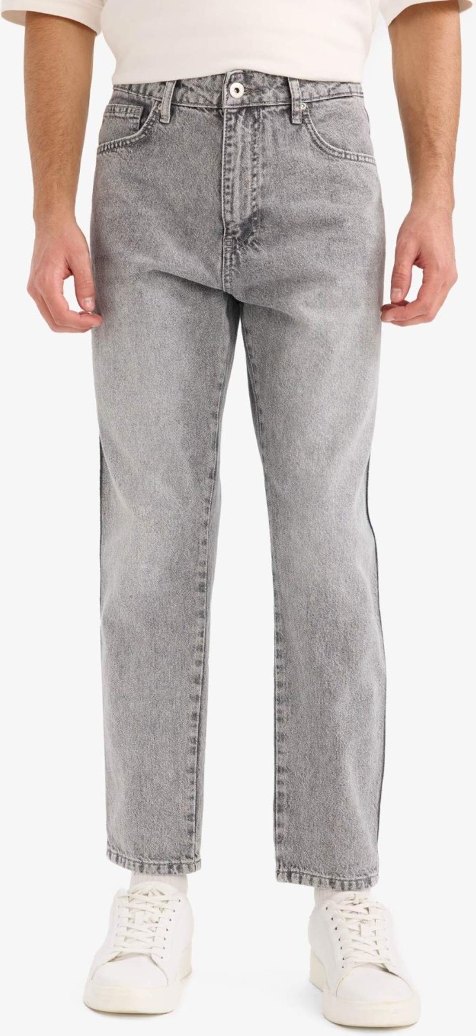 DeFacto Slim Fit Normal Bel Dar Paça Jean Pantolon F4057AX25WN görsel 8