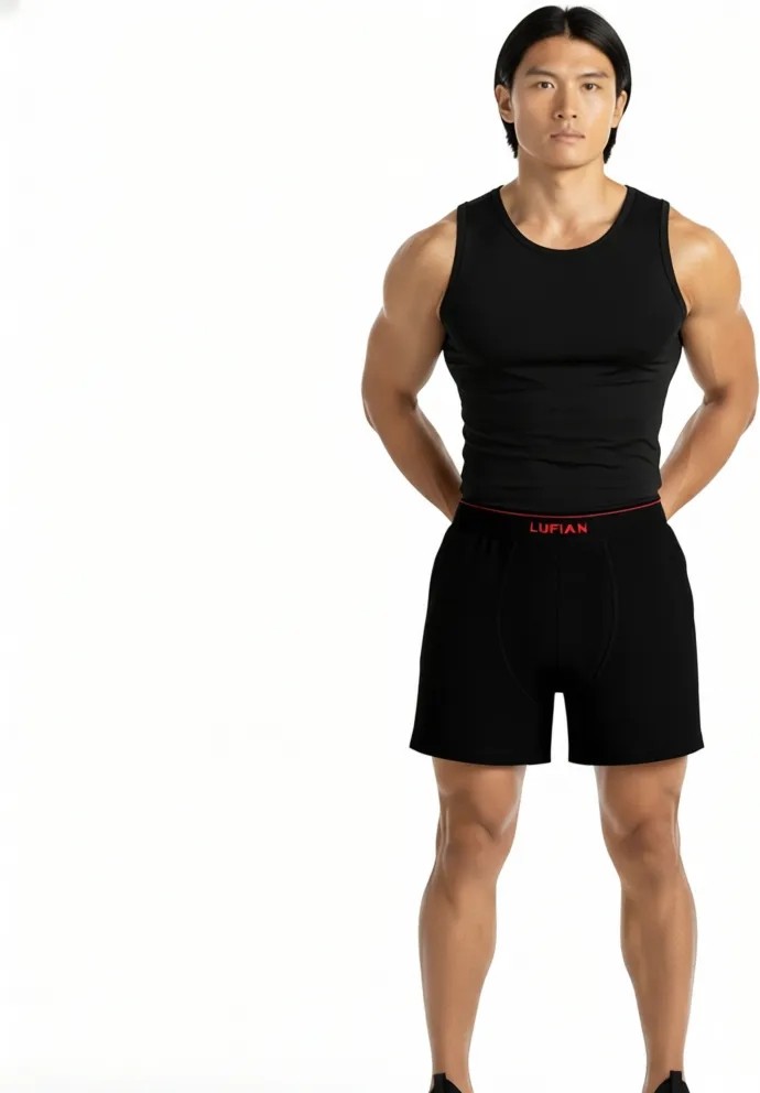 Lufian Glorıa Erkek Pamuklu Boxer Siyah görsel 8