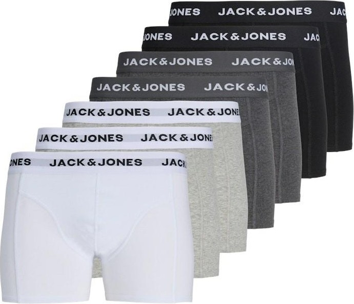 Jack & Jones Jack Jones Jacjj Solıd Trunks 7 Pack Boxer 12285371