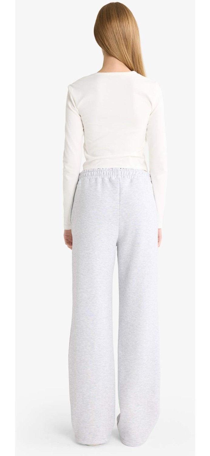 DeFacto Straight Fit Basic Cepli Yüksek Bel Eşofman Altı B8571AX25AU görsel 6