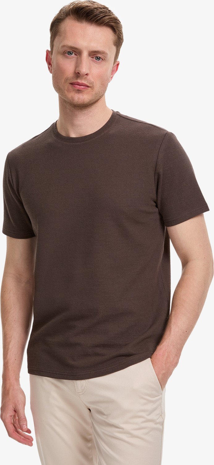 Pierre Cardin Erkek Ekru Regular Fit Tişört 50327857-VR019 görsel 8