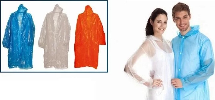 Çerçici Tek Kullanımlık Çıtçıtlı Yağmurluk görsel 2