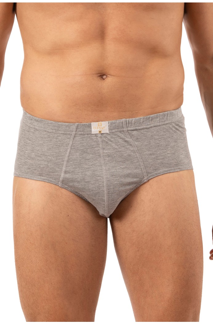 Özkan Underwear Özkan 0037 6'lı Paket Erkek Pamuklu Penye Süprem Esnek Rahat Slip Külot görsel 7