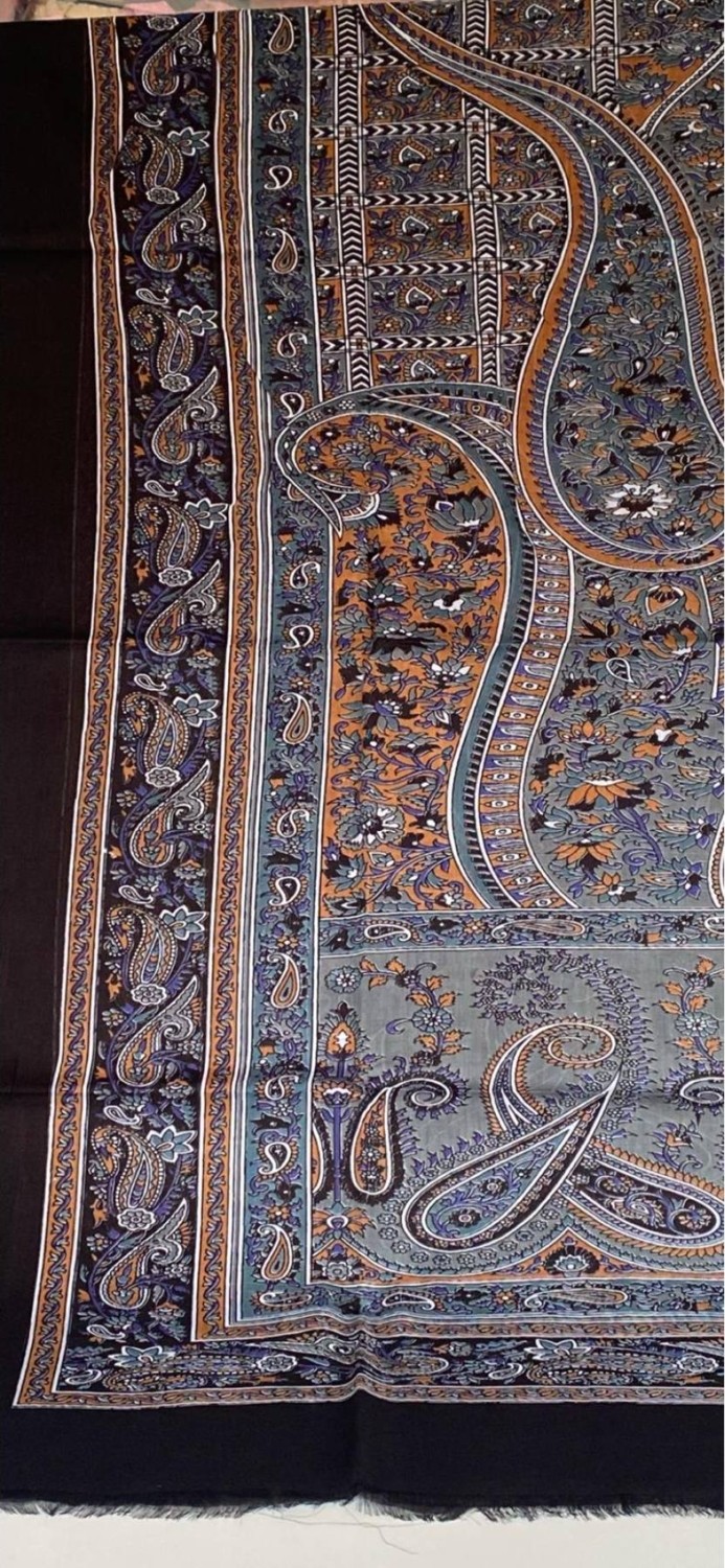 Safir Tuhafiye Pamuklu Hint Şal 190 cm x 90 cm
