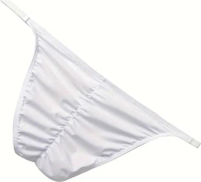 Melonika Erkek Beyaz Büzgülü Slip Iç Giyim görsel 2